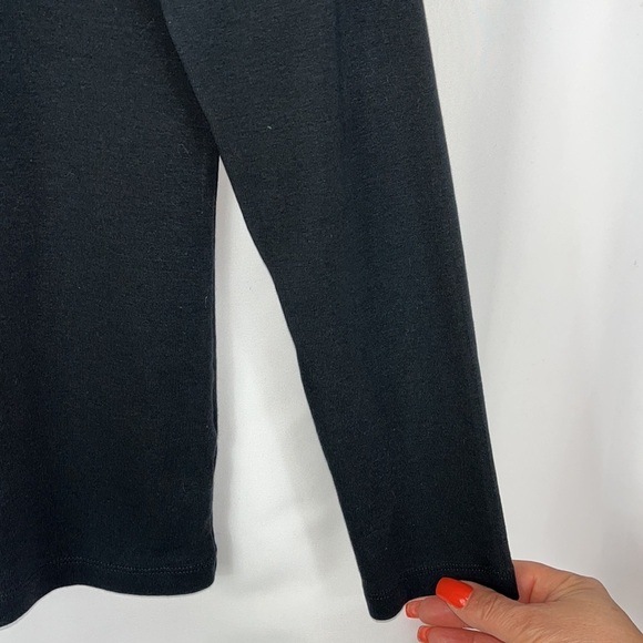 Land's End shaped crew neck long sleeve popover tee Sz XS - Picture 6 of 10